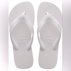 Havaianas Women's White Flip Flops